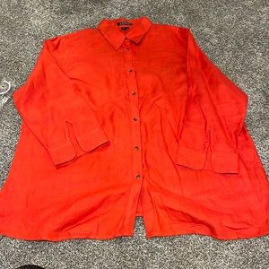 Lauren Ralph Lauren Linen Top 2XL